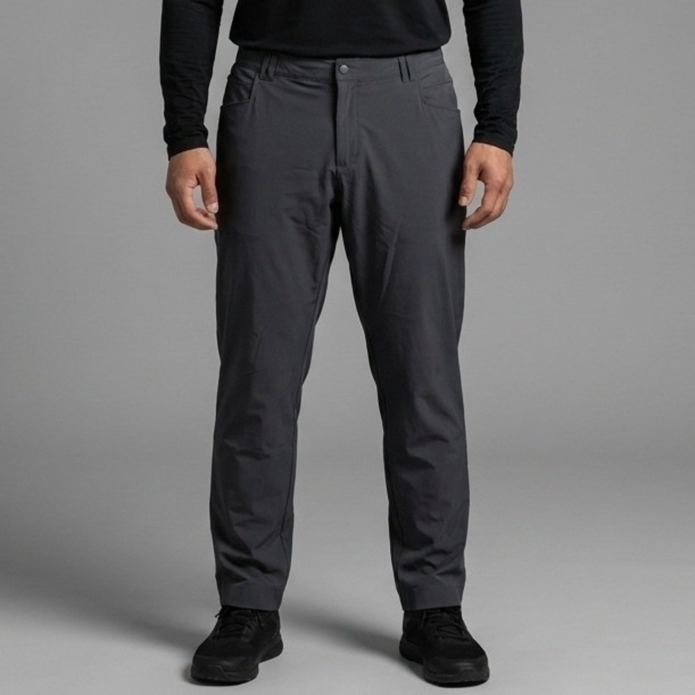 BYLT Premium Basics Mens Ace Jogger Pants Charcoal Gray Size 40 Tapered Techwear